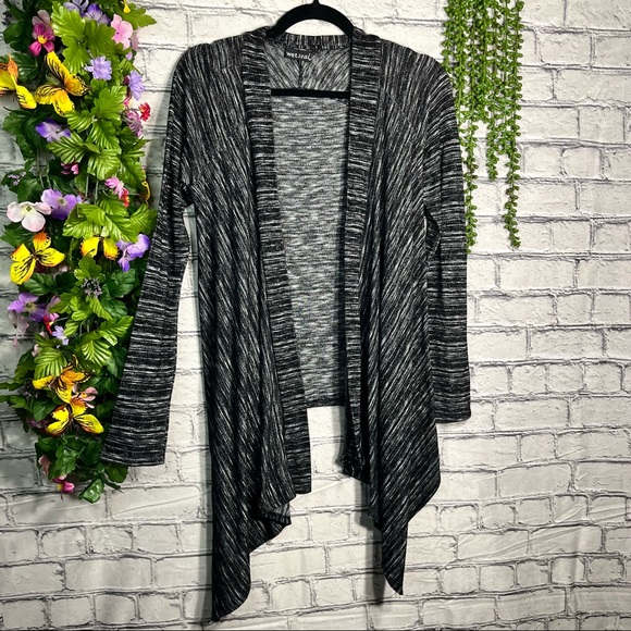 {🌼3/$30🌼Wet Seal Heather Grey Lightweight Open Front Cardigan Size Small - Picture 1 of 13